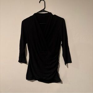 NWT Elie Tahari Mock Wrap Knit Top | Size: Small